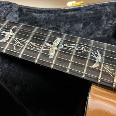 PRS Private Stock Singlecut Archtop 2022 Natural Bearclaw Spruce Top and Raspberry Lemonade Maple Back image 15