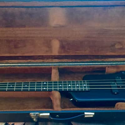 Modulus "Flight 4-SP" headless 4 string bass + custom HSC - extremely rare, 1983, black image 1