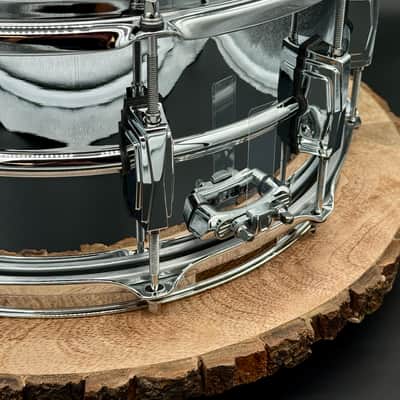 Ludwig LM402 Supraphonic 6.5x14" 10-Lug Aluminum Snare Drum - Chrome-Plated image 10