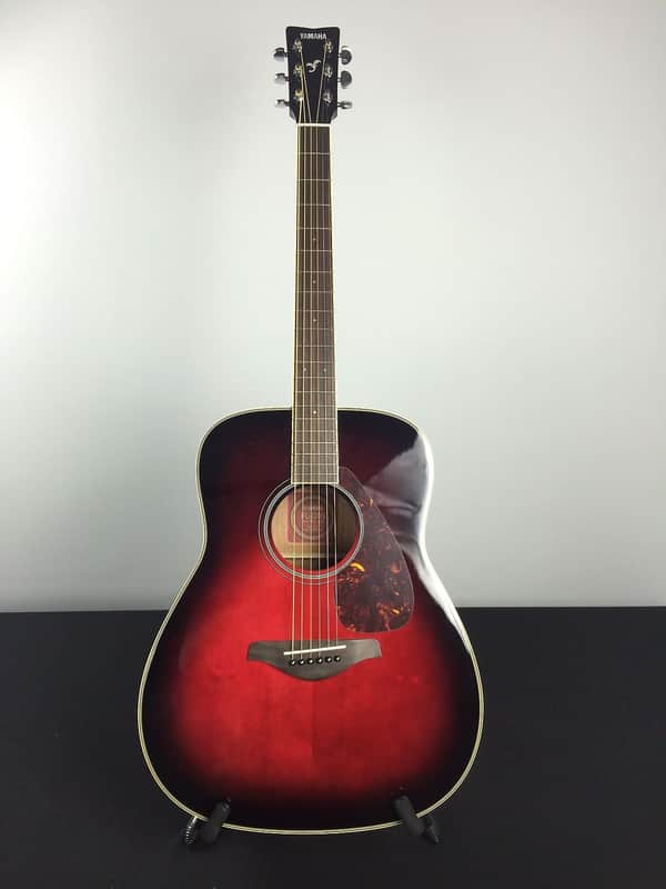 Yamaha FG720S-DSR Dreadnought Acoustic Guitar Dusk Sun Red