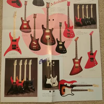 Quest Guitar Catalog / Fold-out Poster 1984 image 3