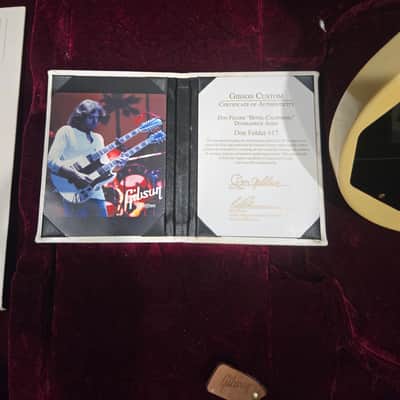 Gibson Custom Shop Don Felder "Hotel California" EDS-1275 Double Neck (Signed, Aged) 2010 - Aged White image 12