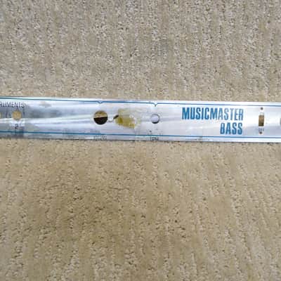 Fender MusicMaster Bass Control Plate 68 -70's Chrome Silver image 1