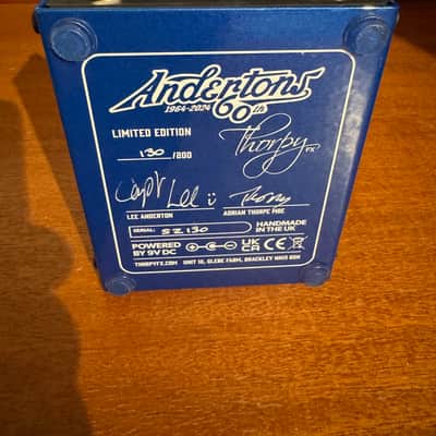 ThorpyFX Six Zero Andertons 60th Anniversary 2024 - Black / Blue image 3