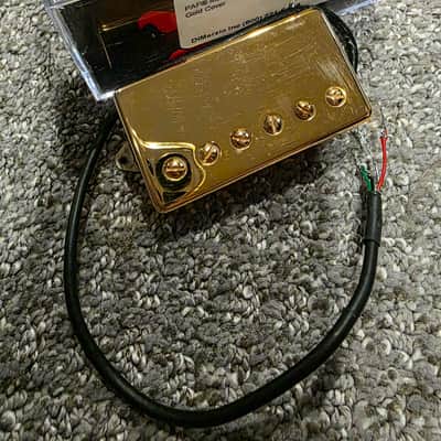 DiMarzio DP261FN PAF Master F-Spaced Bridge Humbucker 2010s - Gold image 2