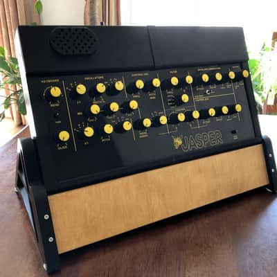Jasper Synth DP WASP clone with 3D printed enclosure and desktop stand image 10