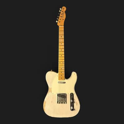 Fender Custom Shop '57 Telecaster Heavy Relic - Lightweight Ash - Josefina HW - 3,25kg 2022 - White Blonde image 4
