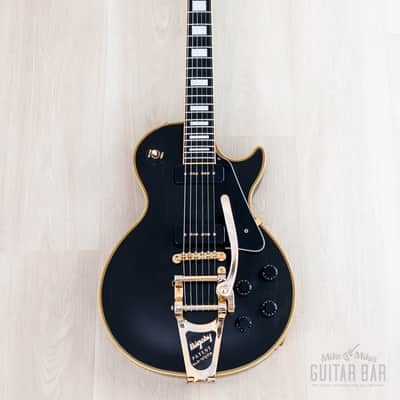 1991 Gibson Custom Shop Edition Pre-Historic '54 Les Paul Custom Black Beauty w/ Case, Yamano image 2