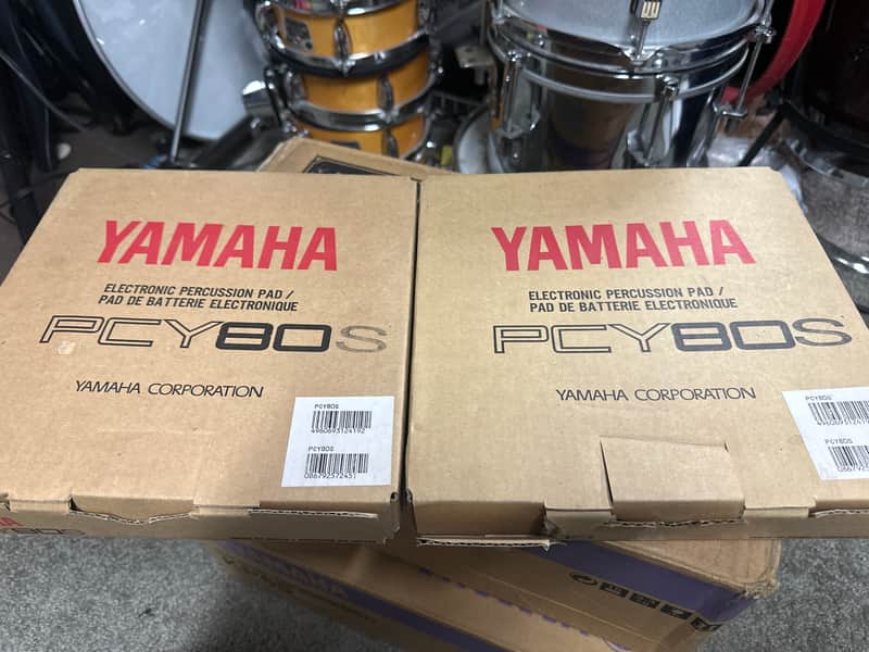 Yamaha PCY80S - Black electronic trigger cymbal image 1