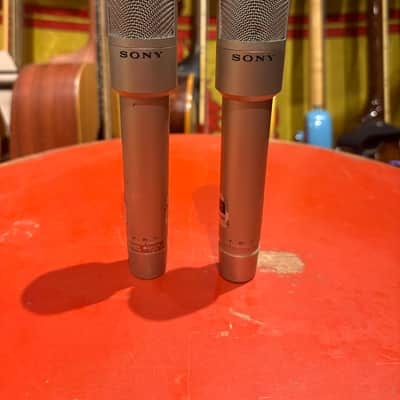 Pair of Sony C-55P Condenser Microphones image 3