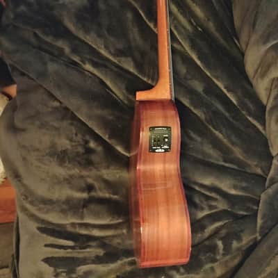 Kala KA-ATP-CTG-CE Solid Acacia Series Tenor Ukulele with Cedar Top, Cutaway, and EQ 2010s - Gloss Natural image 3