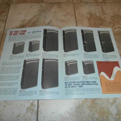 Vintage 1971 Kasino Amplifier Catalog! Case Candy, Original Paperwork! image 2
