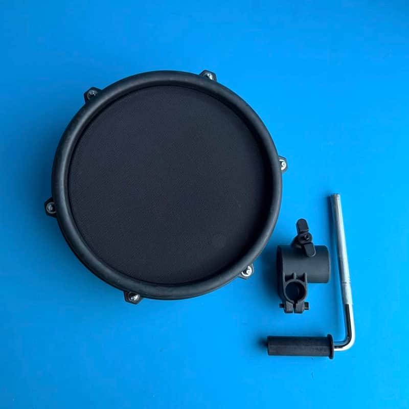 ALESIS NITRO DM7X Drum Part: 8 Inch Tom Single-Zone Mesh Pad w/L-Rod Clamp [V6] image 1