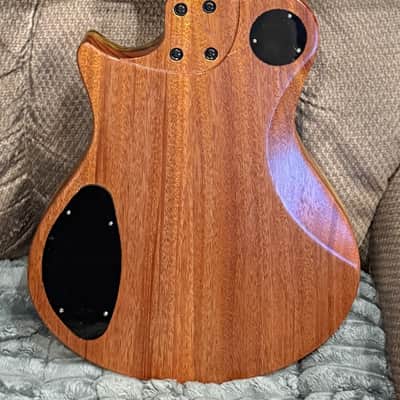 Custom Panthera style Black Limba top - Mahogany body-Custom wound Alnico 4 P90's image 5
