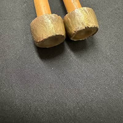 Mike Balter 9R, 5/8-Inch Brass Bell Mallets, Rattan Handles - VERY GOOD image 6