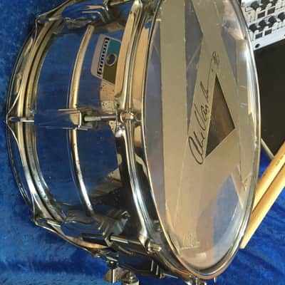 Alex Van Halen's Signed 1977 Super-Sensitve Snare Drum, Sticks, Simmons Pad and Brain. image 3
