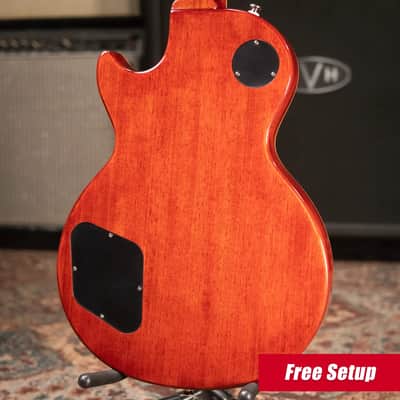 Epiphone Les Paul Standard 50s Figured Electric Guitar - Bourbon Burst with Gig Bag image 2