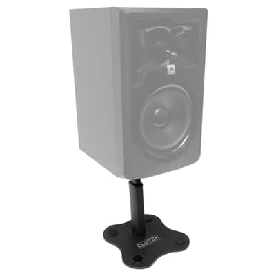 Clutch CL-DMS250 Adjustable Height Desktop Studio Monitor Speaker Stands Pair image 11