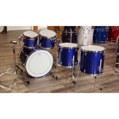 Gretsch USA Custom 5pc Drum Set Mystic Blue Gloss image 3