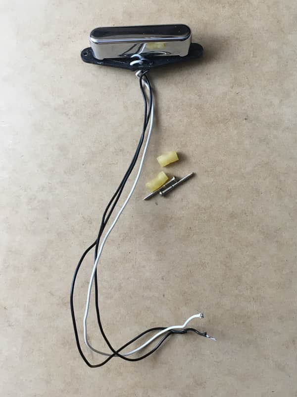 Seymour Duncan STR-3 Quarter Pound TELE Neck Pickup Chrome Cover Series Mod Wire image 1