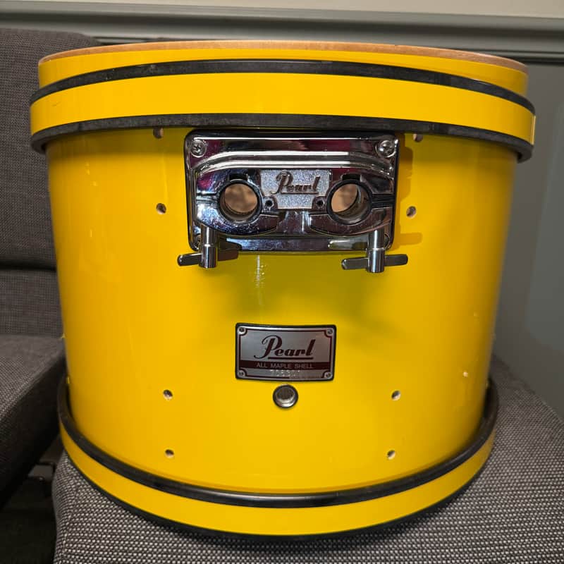 Pearl All Maple 18” Bass Drum Shell & Hoops Yellow image 1
