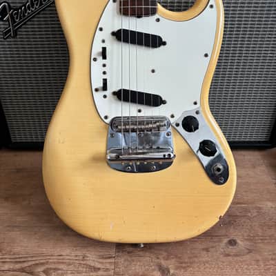 1974 Fender Mustang Olympic White (Video Demo) image 2