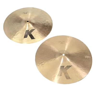 Used Zildjian K Light Hi Hat Cymbals 15" - Very Good image 1