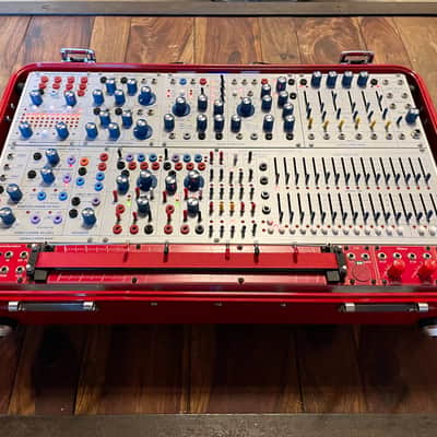 Buchla Tiptop 200t series with BPNYC ZERO Halliburton Eurorack Modular Travel Case 7U 'REDRUM" #2 image 13