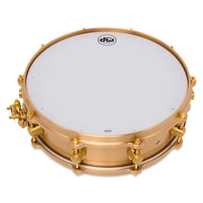 DW - DRVZ0414STZ - DW True-Cast Bronze Piccolo Snare Drum, 4x14 (#70 of 100) image 3