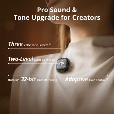 DJI Mic 3 Advanced Mini 2.4GHz Wireless Microphone System image 3