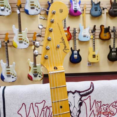 Fender Custom Shop Vintage Custom '55 1955 Hardtail Stratocaster Time Capsule Package Wide Fade 2 Tone Sunburst image 7
