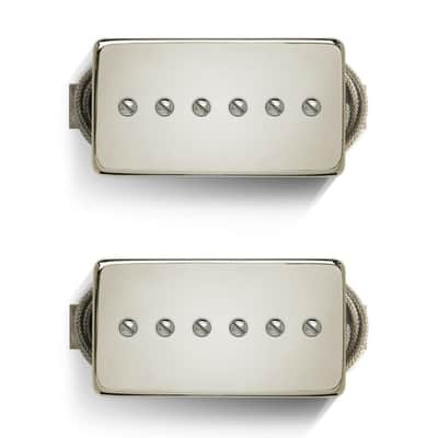 Bare Knuckle Blue Note HSP90 Humbucker Size P90 Pickup Set - Nickel image 1