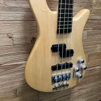Warwick Rockbass Streamer LX-4 4- string Active bass -Natural Satin 7lbs 8oz. W/soft bag. New! image 5
