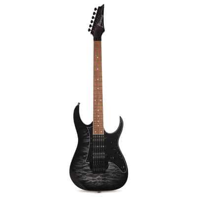 Ibanez RG450QMBTGB RG Standard Electric Guitar Transparent Gray Burst image 4