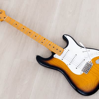 2006 Fender DiMarzio Collection ‘54 Stratocaster ST54-120DMC Sunburst Lacquer, Near-Mint w/ Tweed Case, Japan MIJ image 12