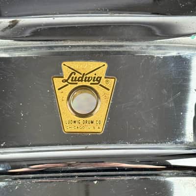 Ludwig Supra 400 Snare 1968 5X 14 Chrome Clean! image 6