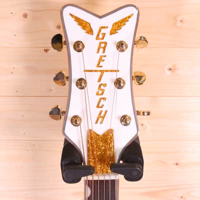 Gretsch G5022CWFE Rancher Falcon Solid Spruce Top Jumbo Cutaway Acoustic-Electric Guitar - White image 7