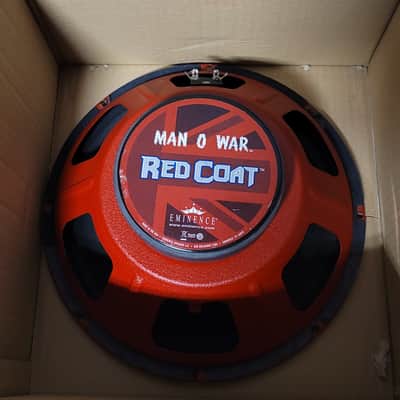 Eminence Redcoat Man-O-War 12" 120-Watt 8 Ohm Replacement Speaker 2010s - Red image 1