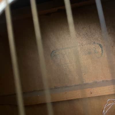Vintage Lyra ? Barclay ? 1960s Parlor Acoustic Guitar Made in the USA 3/4 size image 2