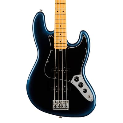 Used Fender American Professional II Jazz Bass - Dark Night w/ Maple FB image 1