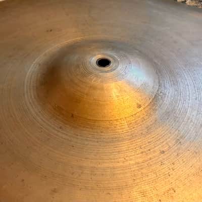 Rare 1940s Vintage Zildjian TRANS STAMP 22” THIN Crash Ride ONLY 2590 g Truly Hand Hammered image 4