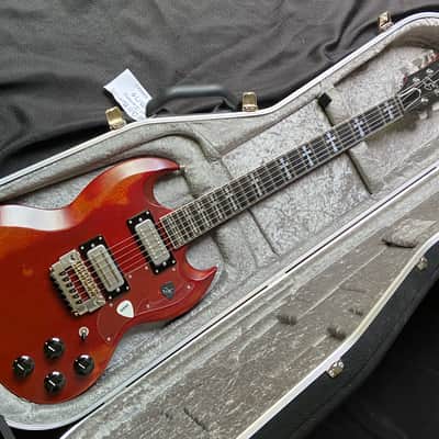 Jaydee Old Boy Tony Iommi SG - Distressed Cherry image 13