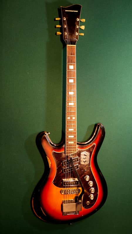 Silvertone 1445 :: Mosrite Copy :: Model 26932 :: 1970 :: Sunburst :: Sears image 1