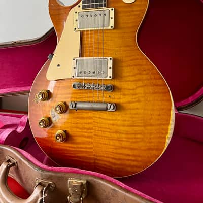 Gibson Les Paul 1959 Reissue 2023 - Gemini Burst - Brazilian board - Ultra Heavy Aged Murphy Lab image 8