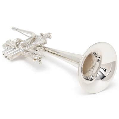 S.E. Shires Q15S Professional Eb/D Trumpet in Silver Plate SN Q8431 image 11