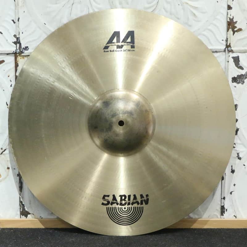 Used Sabian AA Raw Bell Crash 20in (1864g) image 1