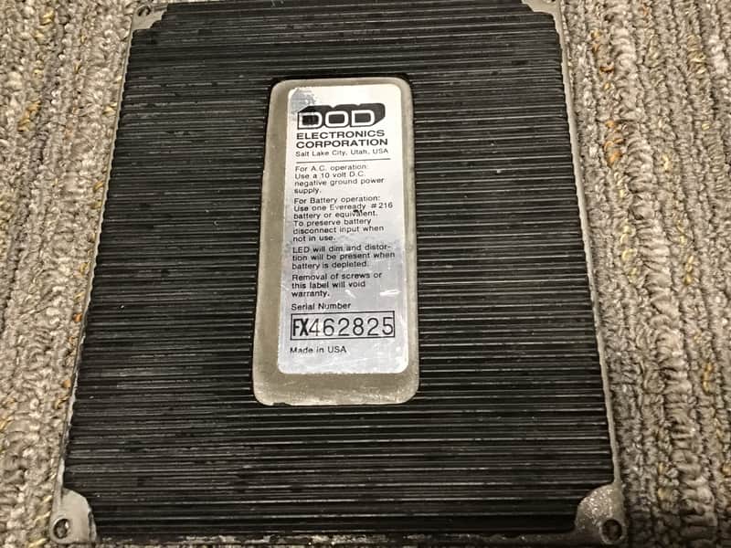 DOD Bottom Plate for Double Play Pedals 80s image 1