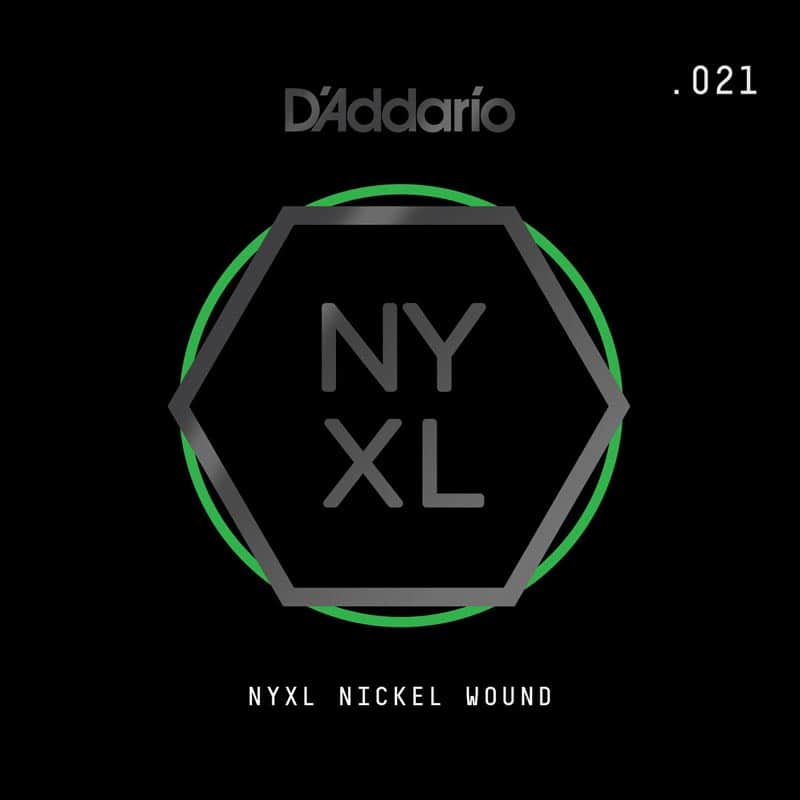 D'Addario NYXL Nickel Wound Electric Guitar Single String .021 image 1