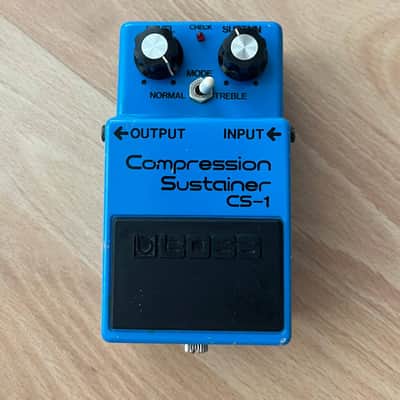Boss CS-1 Compression Sustainer (Japan Black Label) 1980 - Blue image 1