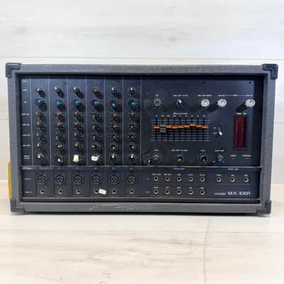 Toa MX-106R Vintage 6-Channel Powered Mixer Made in Japan | 300W @ 2 Ohms | 9-Band EQ | PA Mixer 1980's-1990's image 1